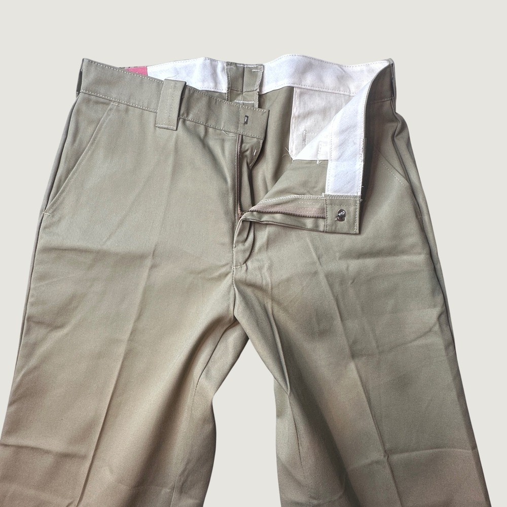 Red Kap Work Pants Mens 36 PT62KH0 Khaki Unfinished Hem Heavy Duty NEW
